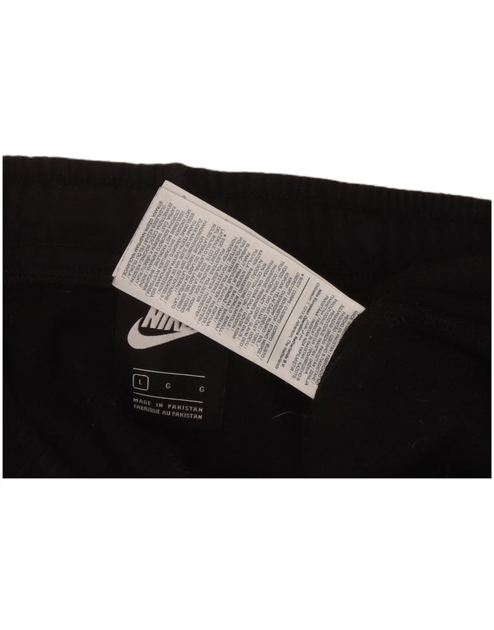 NIKE Pantaloni da tuta con grafica da uomo Joggers grandi in cotone nero