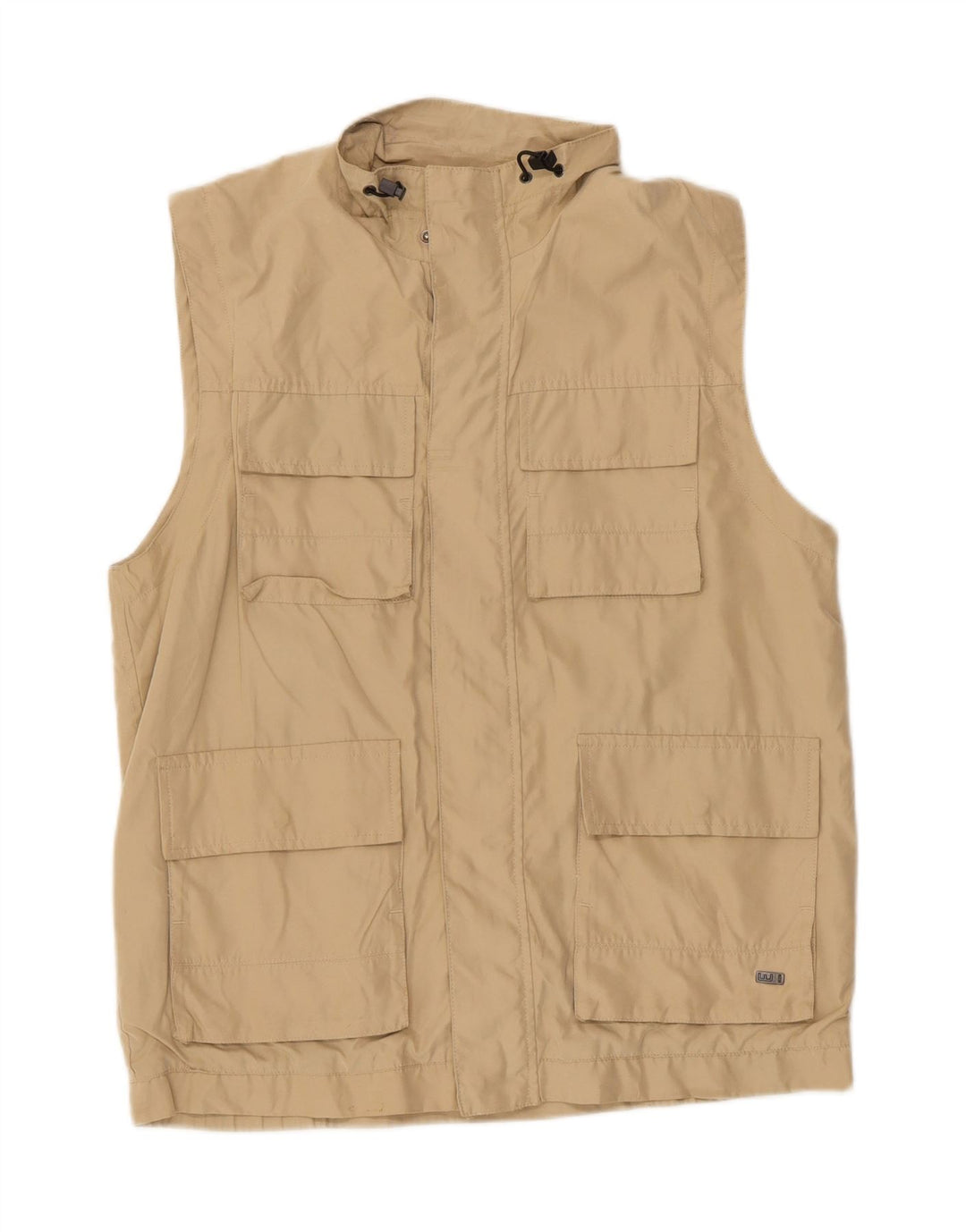 Gilet da uomo WAMPUM UK 38 Poliestere beige medio