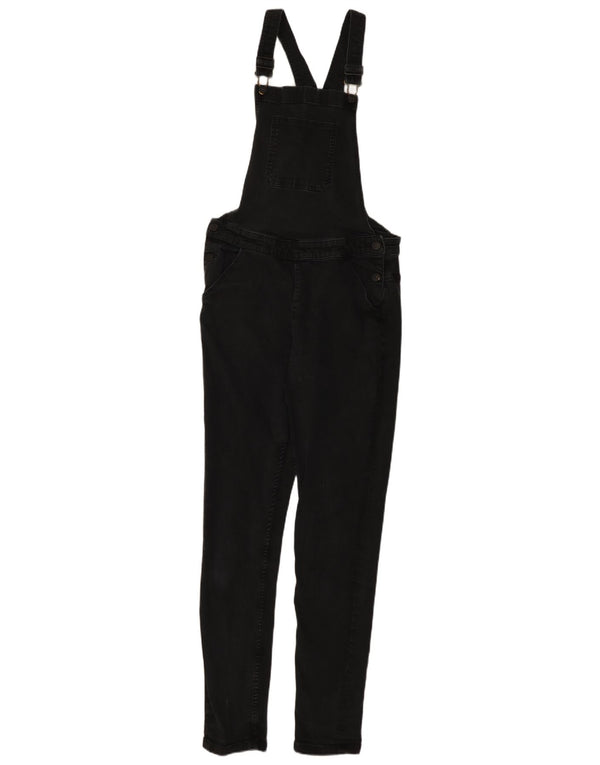 Jeans Salopette Bambina Marks & Spencer 14-15 Anni W30 L29 Cotone Nero