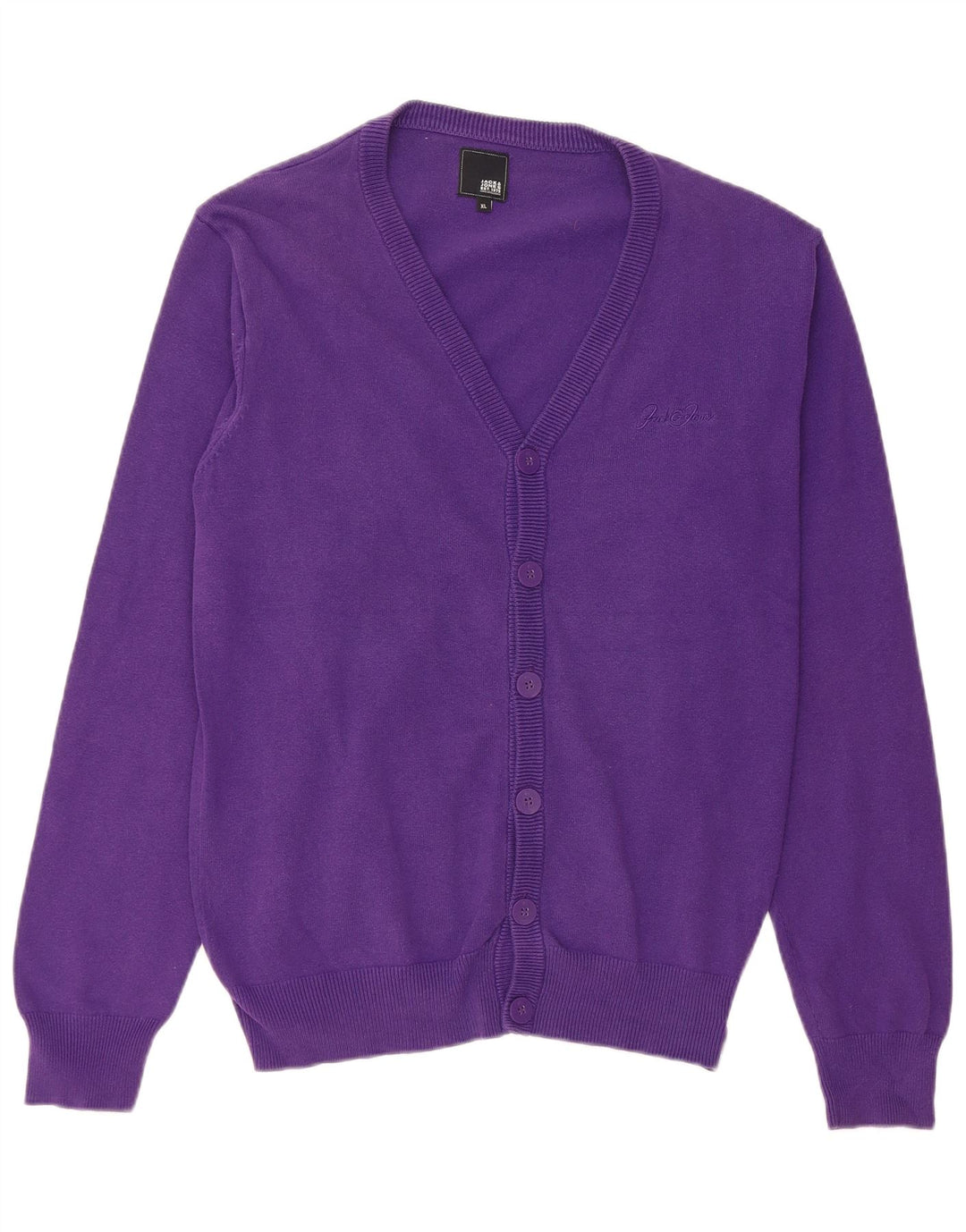 JACK & JONES Maglione cardigan da uomo XL Viola