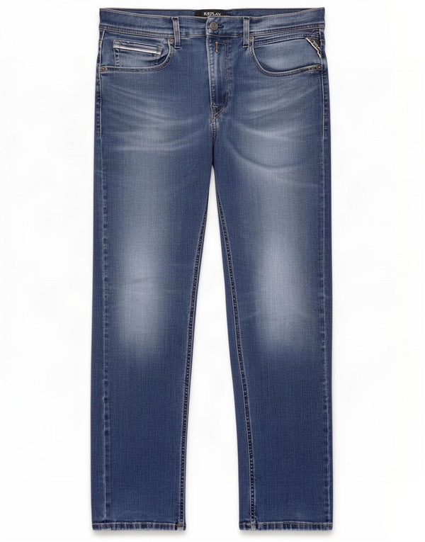 Replay Jeans dritti da uomo W30 L29 Blu