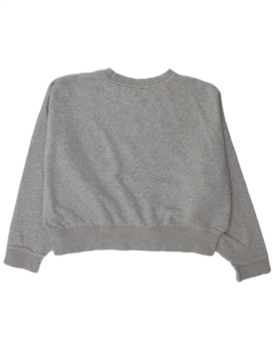 Felpa oversize da donna Adidas UK 14 grande cotone grigio