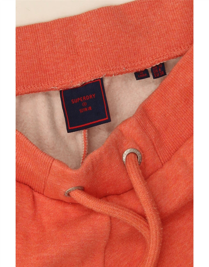 Pantaloni da tuta da donna Superdry Joggers UK 10 Small Arancione Cotone