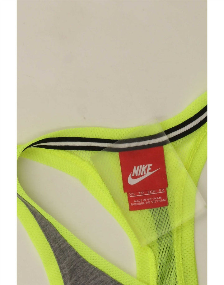 Canotta Nike da donna UK 6 XS grigio color block