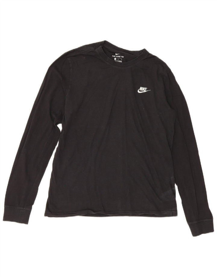 Maglia Nike da uomo a maniche lunghe, media, nera