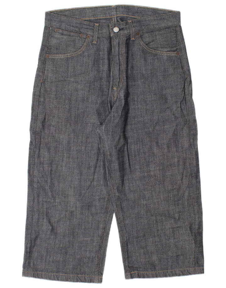 Jeans Capri da uomo LEVI'S W32 L20 Blu navy