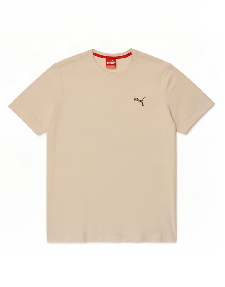T-shirt da uomo Puma Top Small in cotone bianco