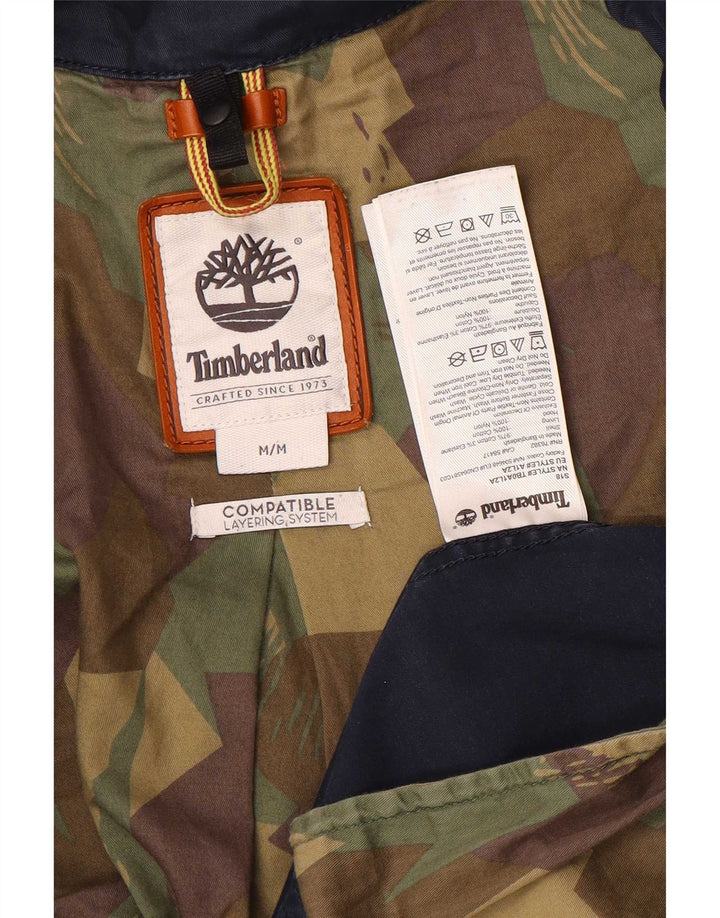 Giacca militare da uomo Timberland UK 38 cotone medio blu navy