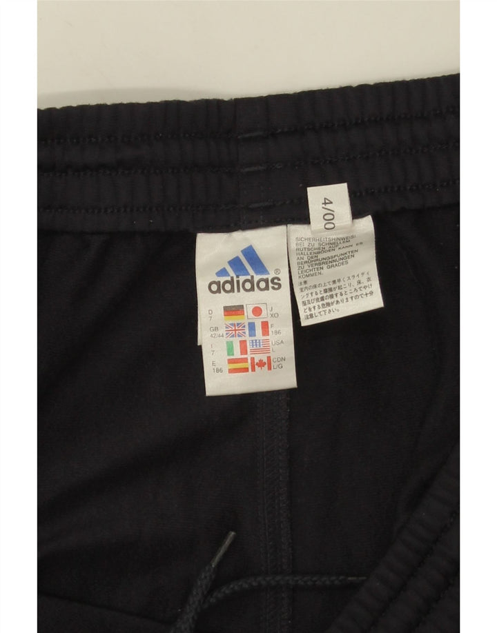 Pantaloni da tuta da uomo Adidas UK 42/44 Large Nero Poliestere