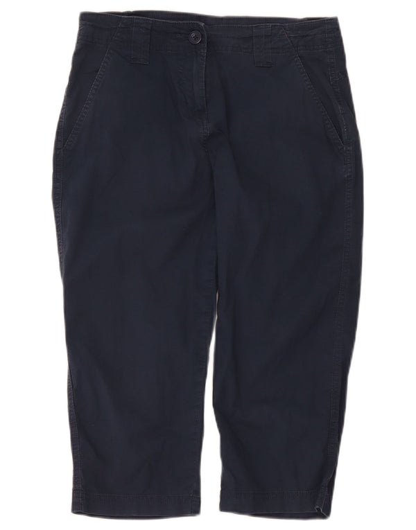 Pantaloni Capri da donna Mountain Warehouse UK 8 Small W30 L18 Blu navy