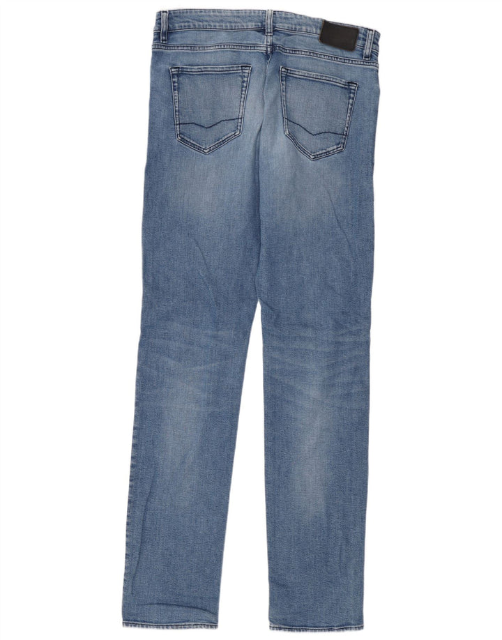 Jeans slim da uomo Hugo Boss W34 L36 cotone blu