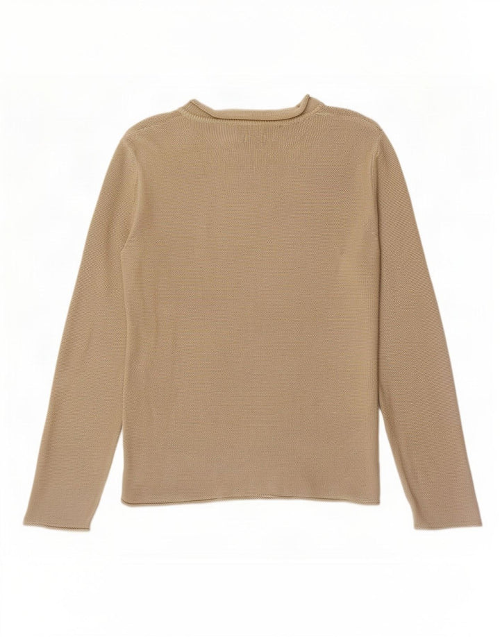Armani Jeans Uomo Maglione Girocollo Maglione Piccolo Cotone Beige