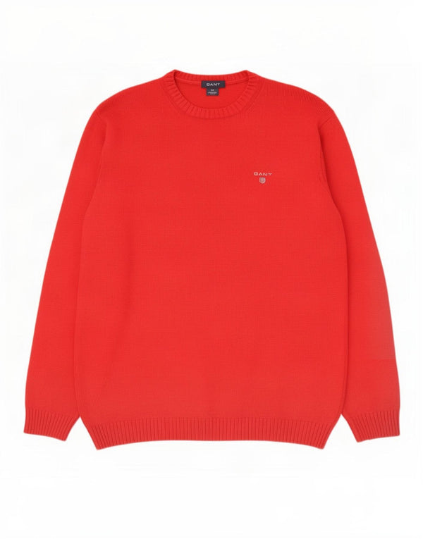 Gant Uomo Maglione Girocollo Maglione XL Rosso Cotone