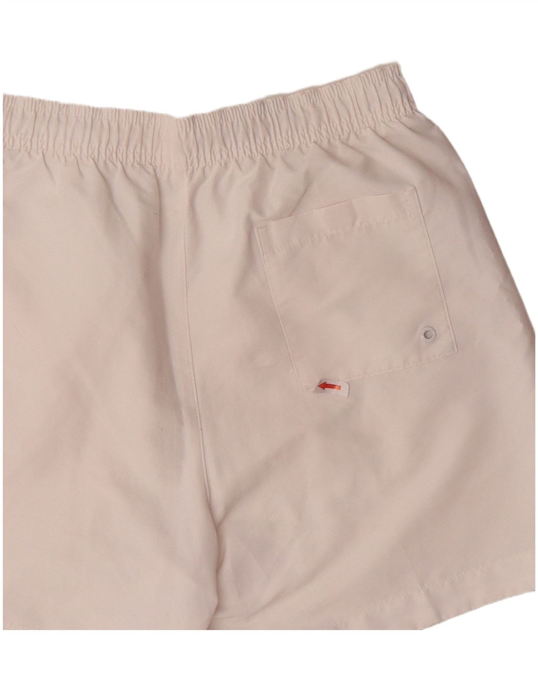 Pantaloncini da bagno grafici da uomo Calvin Klein piccoli in poliestere bianco