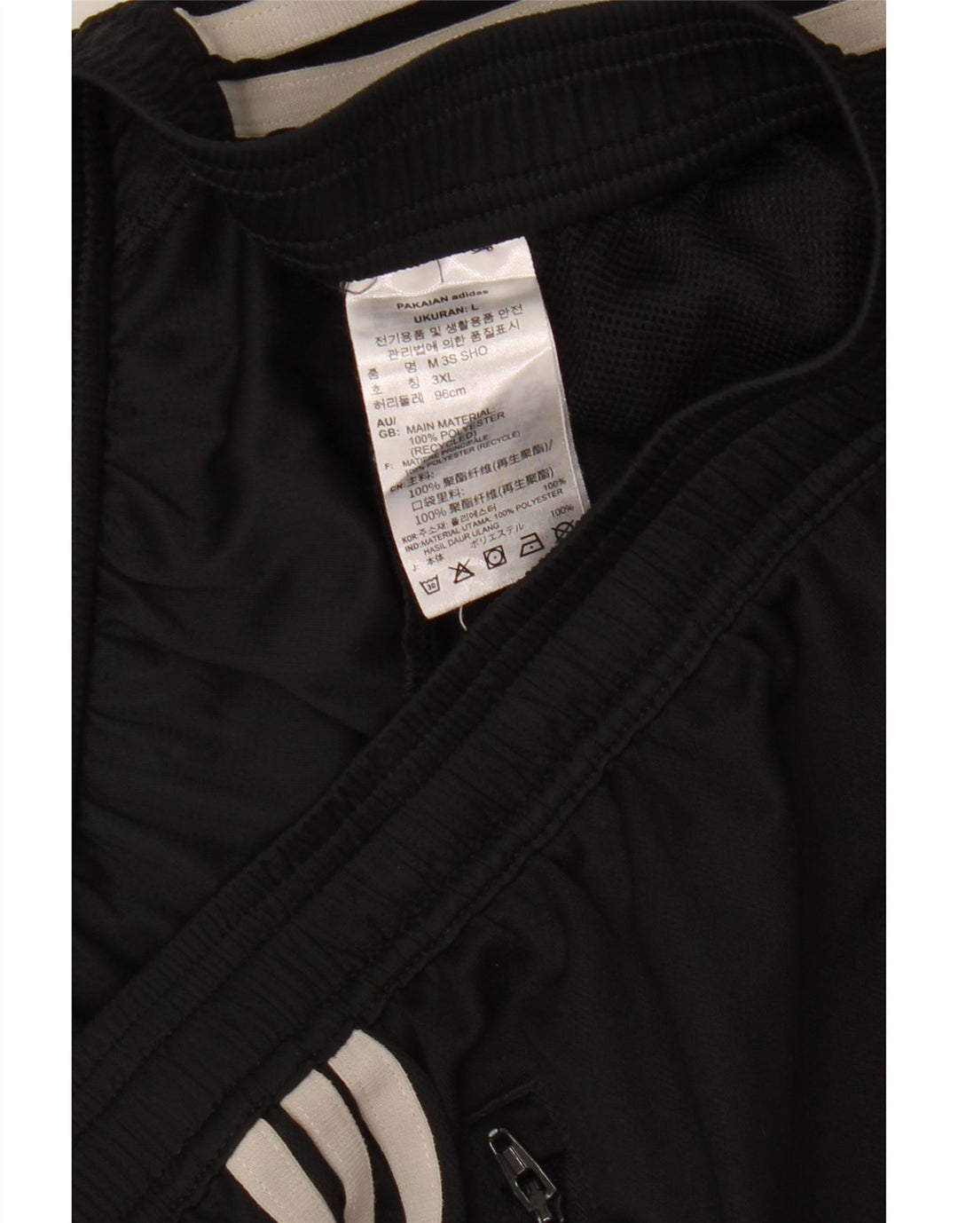 Pantaloncini sportivi Adidas Aeroready da uomo grandi in poliestere nero