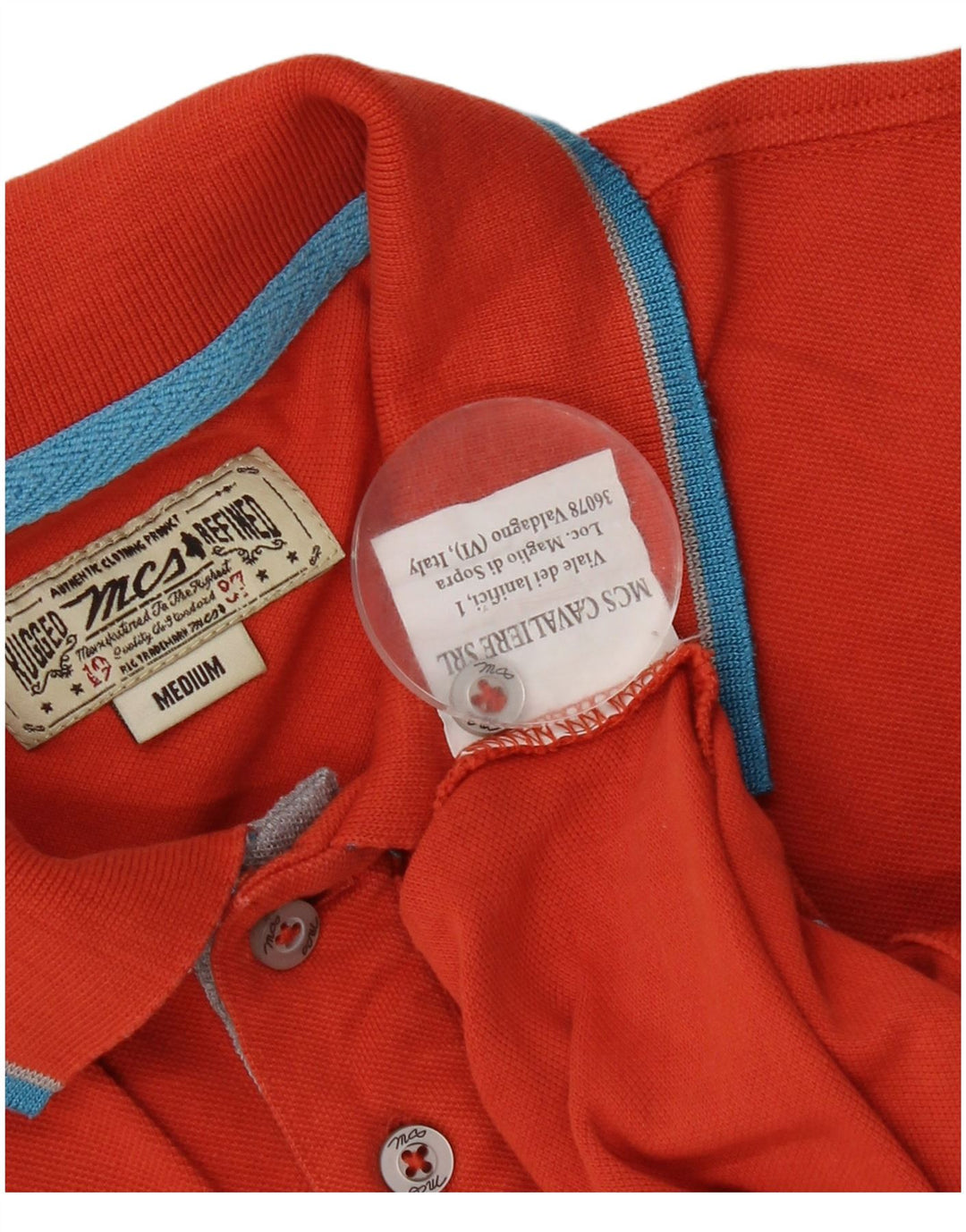 Polo da uomo Marlboro Classics arancione medio