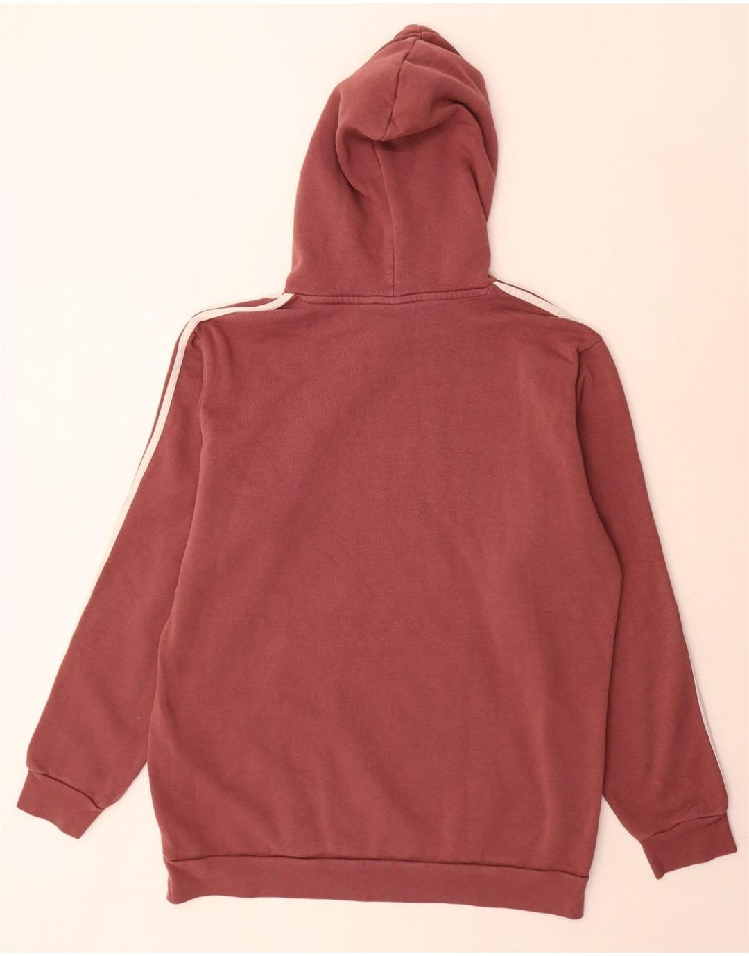 Felpa con cappuccio da uomo Adidas Large in cotone marrone