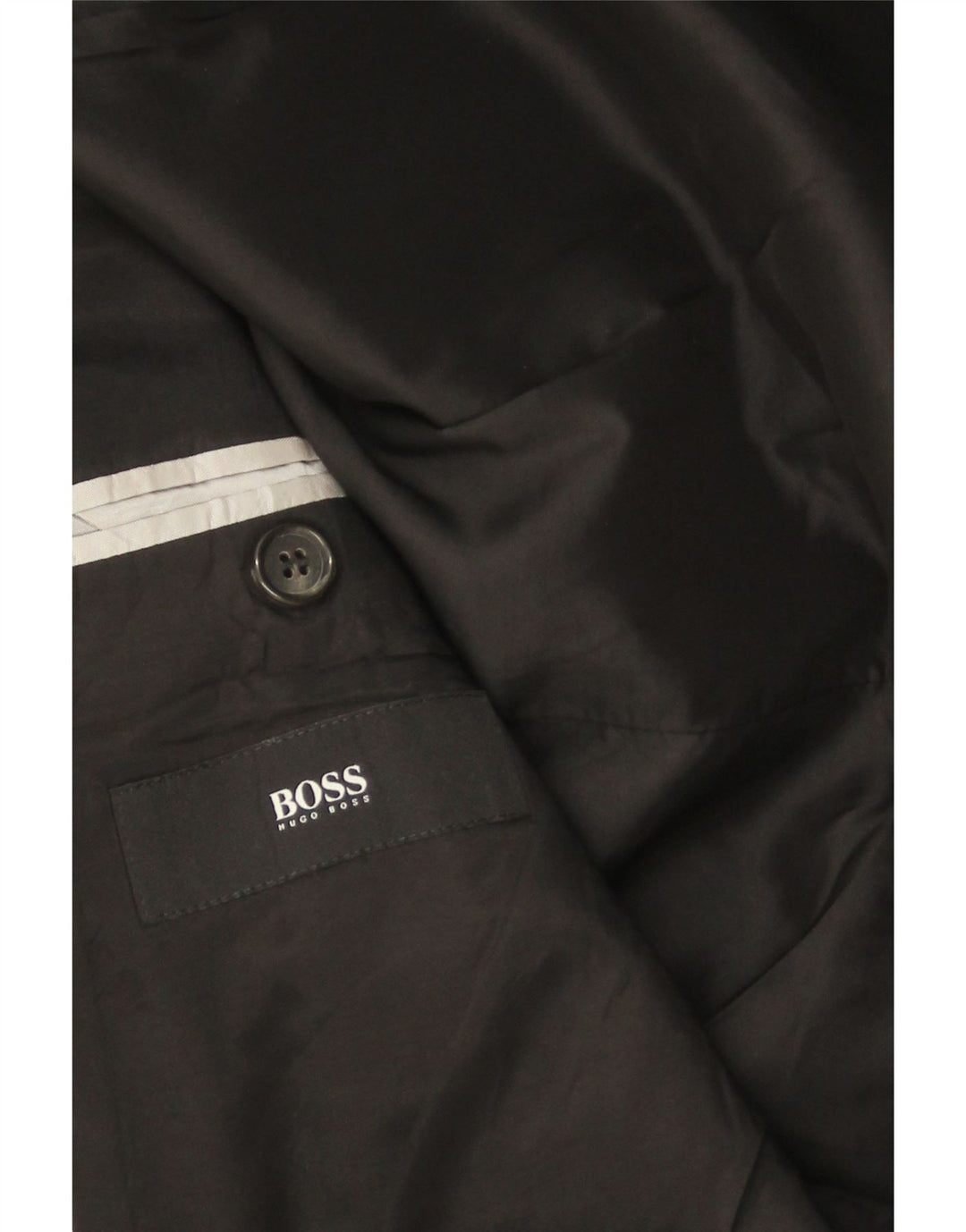 HUGO BOSS Mens 2 Button Blazer Jacket IT 54 2XL Grey Wool Vintage Hugo Boss and Second-Hand Hugo Boss from Messina Hembry 