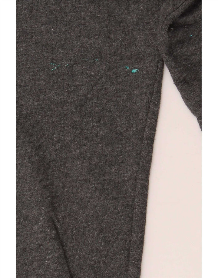 Fila Felpa grafica da uomo Maglione Cotone chiazzato grigio medio