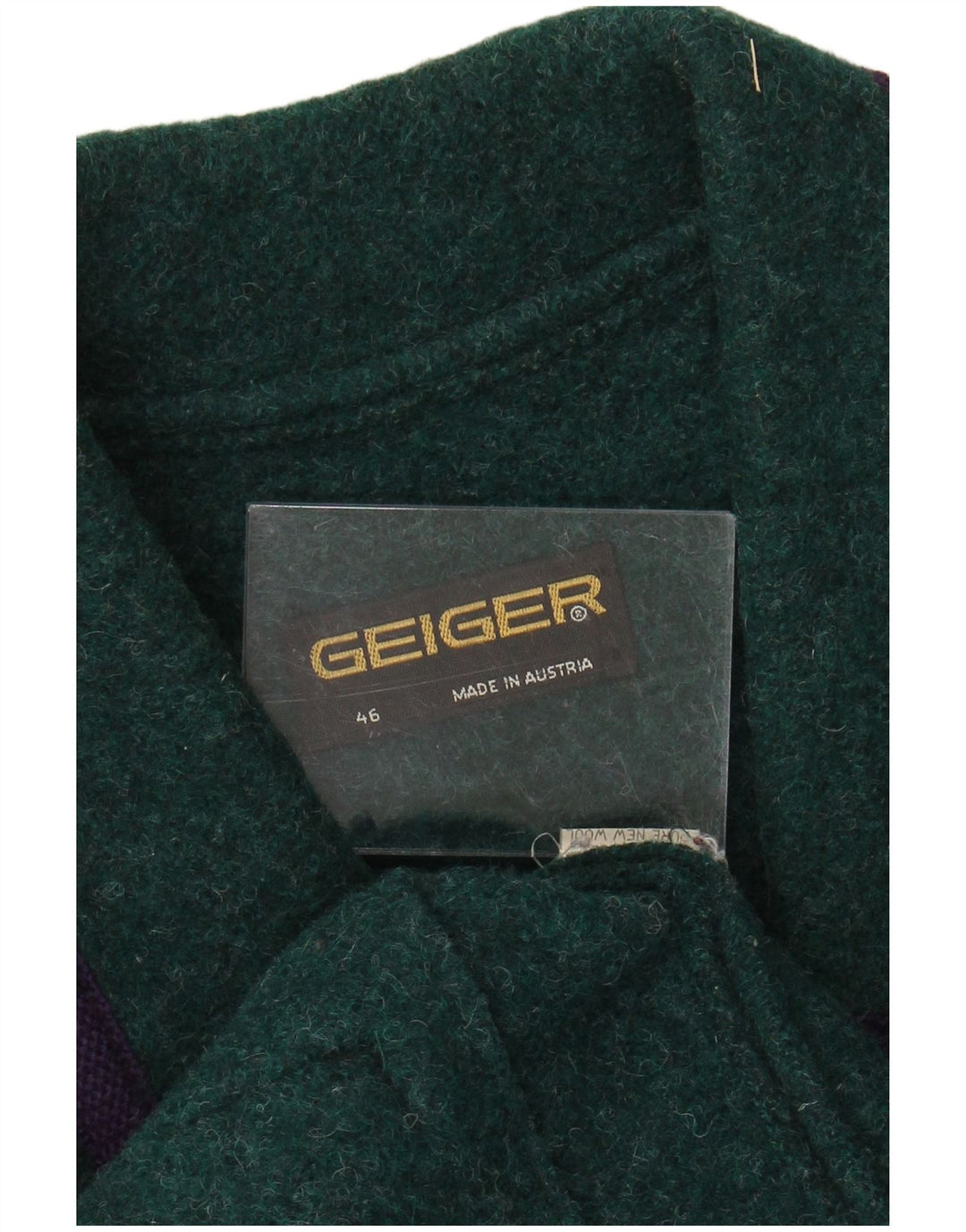 Giacca blazer a 3 bottoni da donna Geiger EU 46 XL lana verde