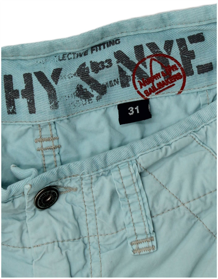 Pantaloncini casual da uomo Murphy & Nye W31 in cotone blu medio