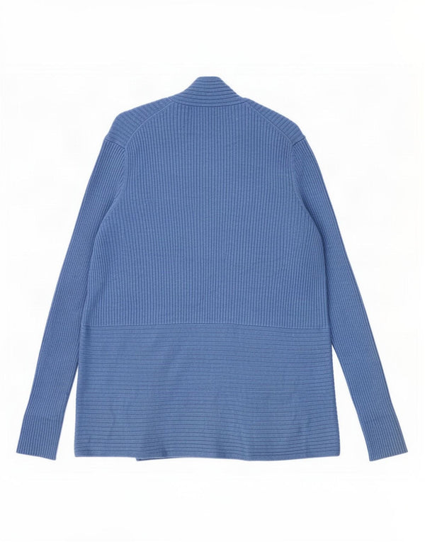 Maglione cardigan aperto da donna John Lewis UK 14 Viscosa blu medio