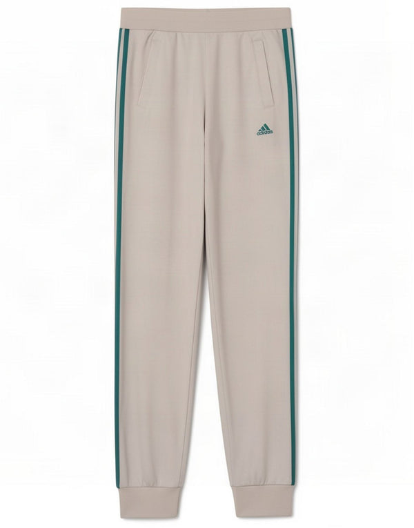 Adidas Womens Tracksuit Trousers Joggers UK 16 Large White Polyester