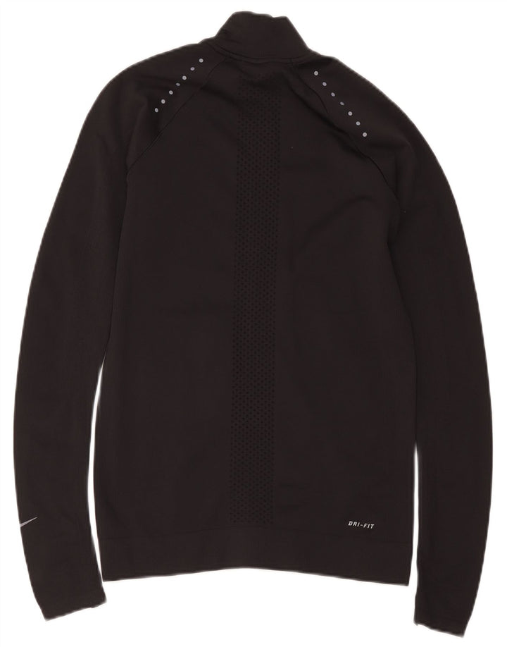 Giacca da tuta da donna Nike Dri Fit Top Jacket UK 10 Small nylon nero
