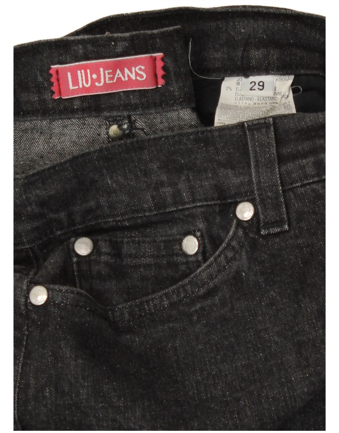 Gonna Denim Donna Liu Jo W29 Cotone Grigio Medio
