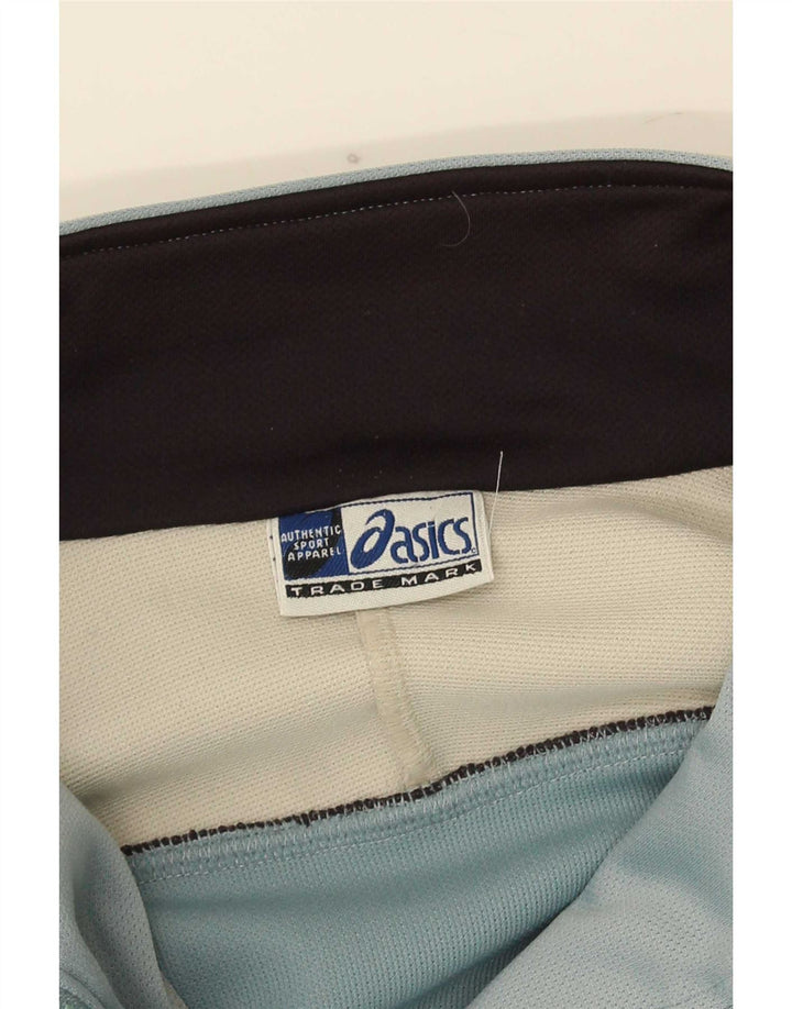 Giacca da ginnastica da uomo Asics, grande, in poliestere color block blu