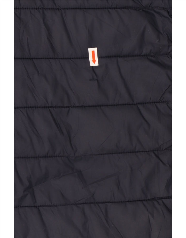 CREW CLOTHING Giacca imbottita da uomo UK 38 Nylon blu navy medio