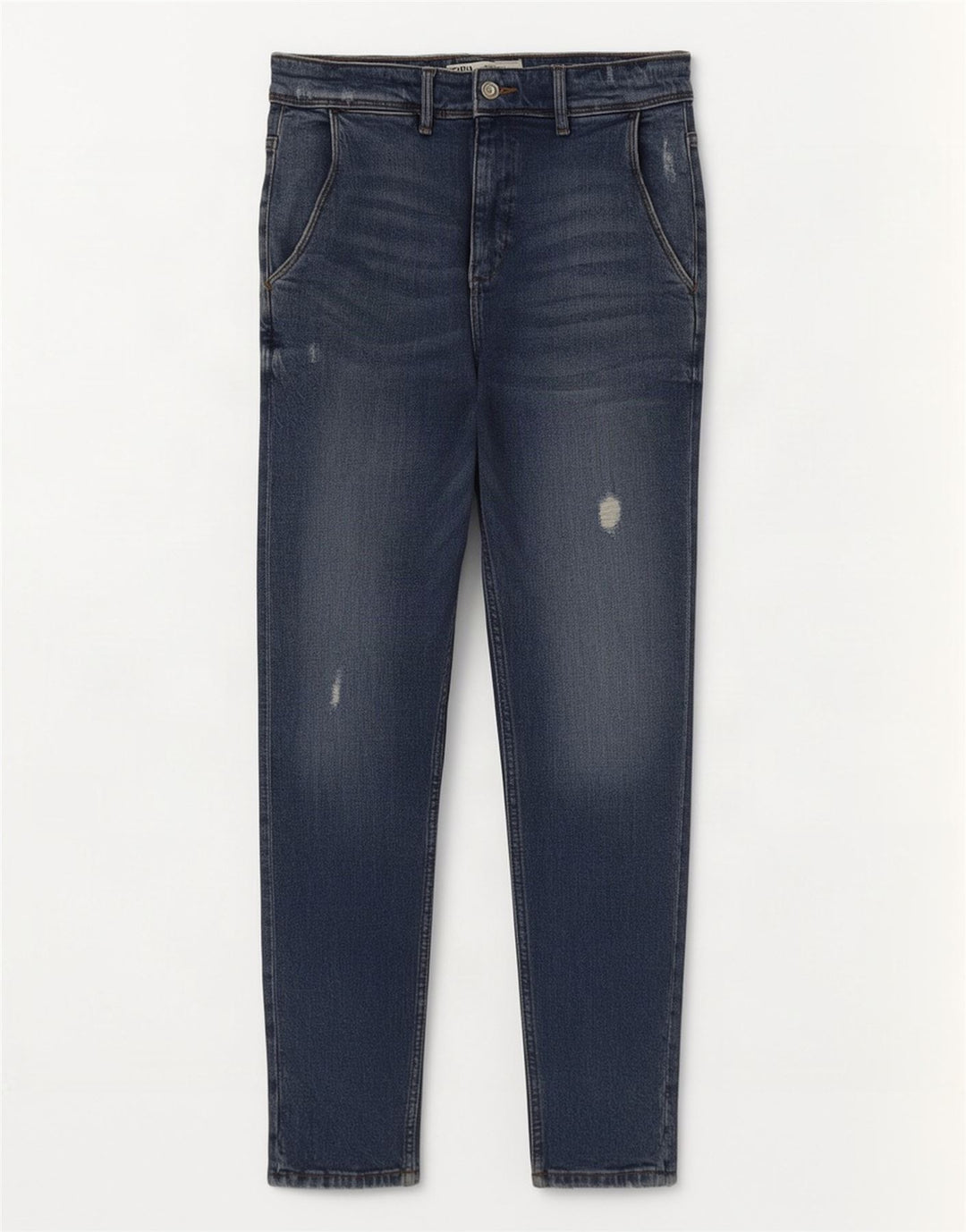 Jeans skinny effetto consumato Zara da uomo EU 38 Small W30 L30 Blu