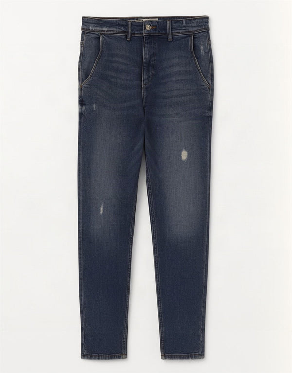 Jeans skinny effetto consumato Zara da uomo EU 38 Small W30 L30 Blu