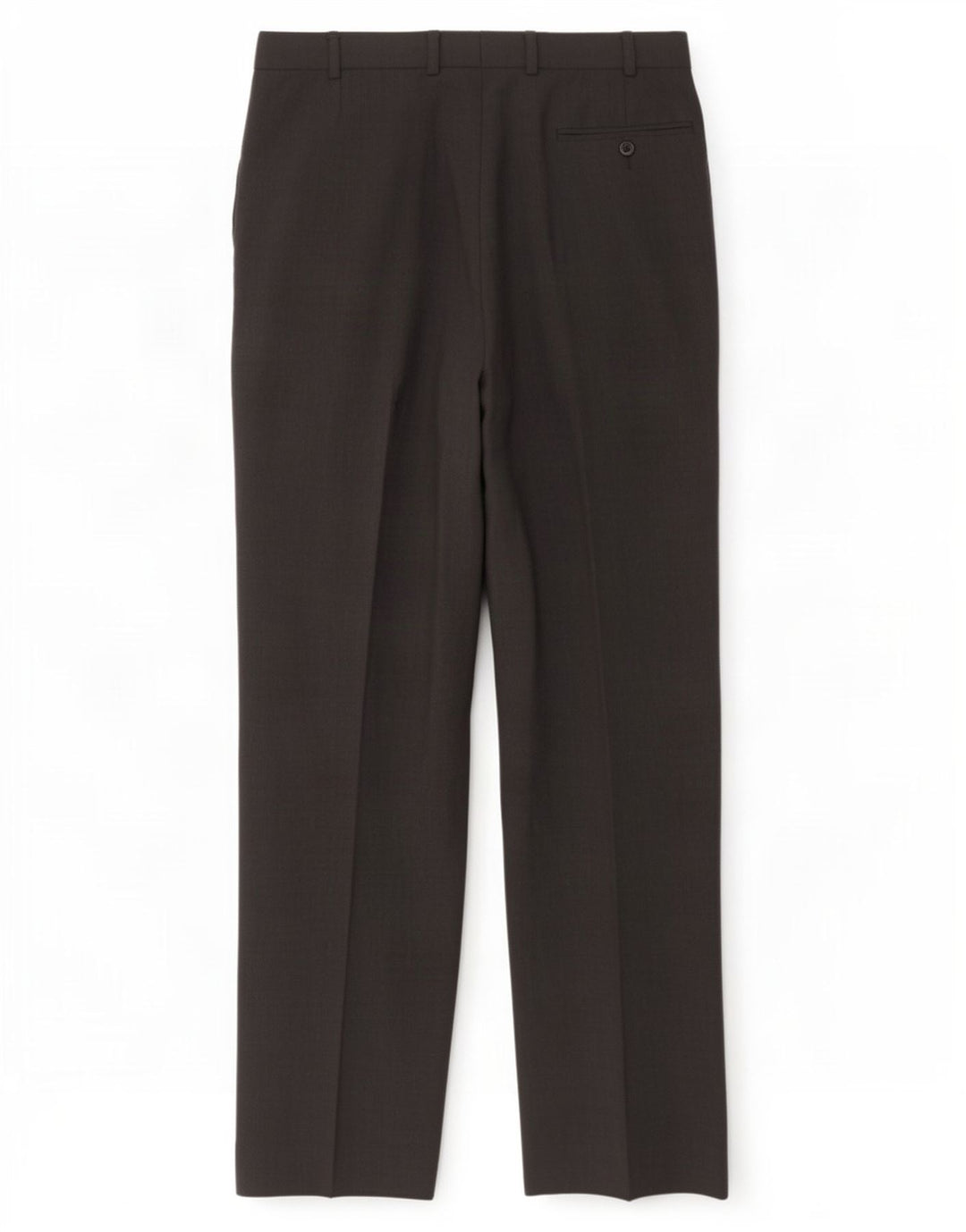 Pantaloni da abito con pegging da uomo Marks & Spencer W36 L33 poliestere grigio
