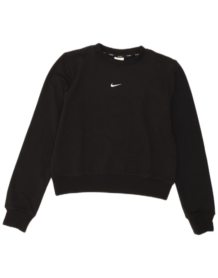 Felpa da donna NIKE maglione UK 6 XS poliestere nero