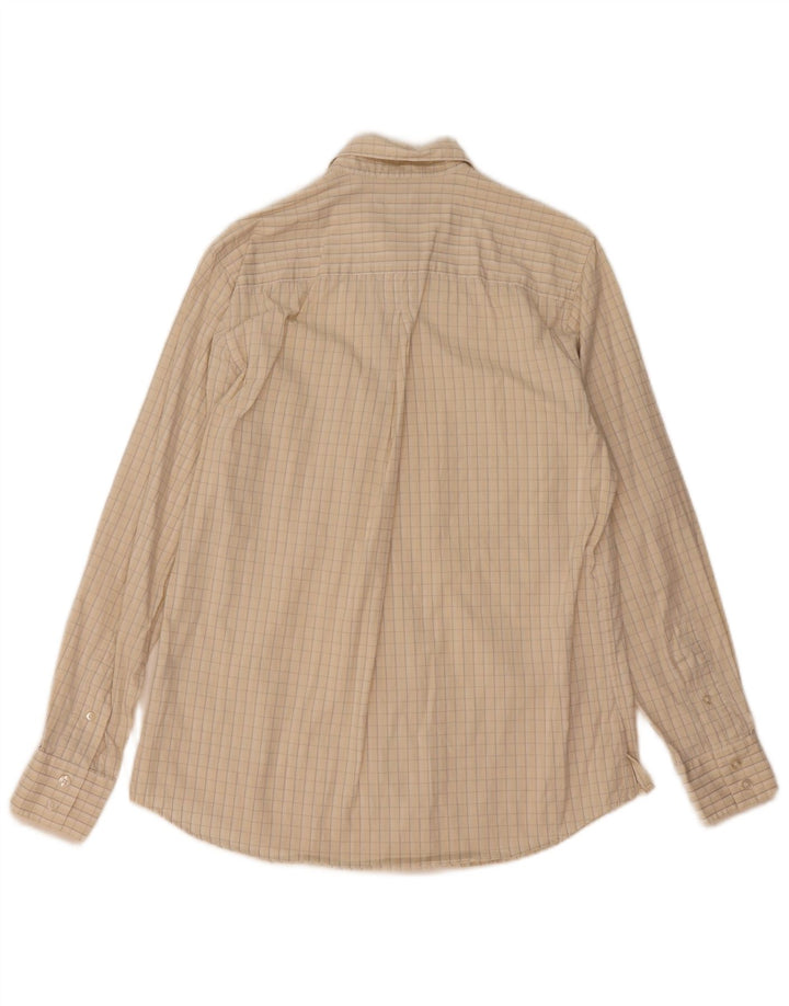 Camicia da uomo Timberland piccola in cotone a quadri beige