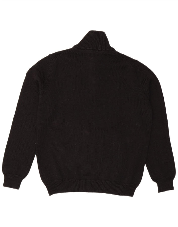 Marina Yachting Maglione da uomo con collo a bottoni 2XL Lana nera