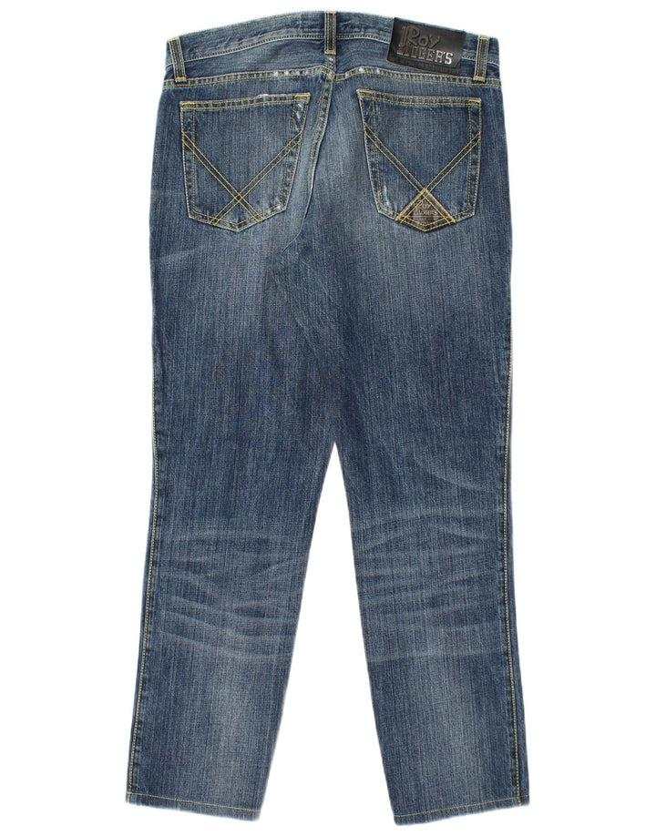 ROY ROGERS Mens Slim Jeans W32 L29 Blue Cotton