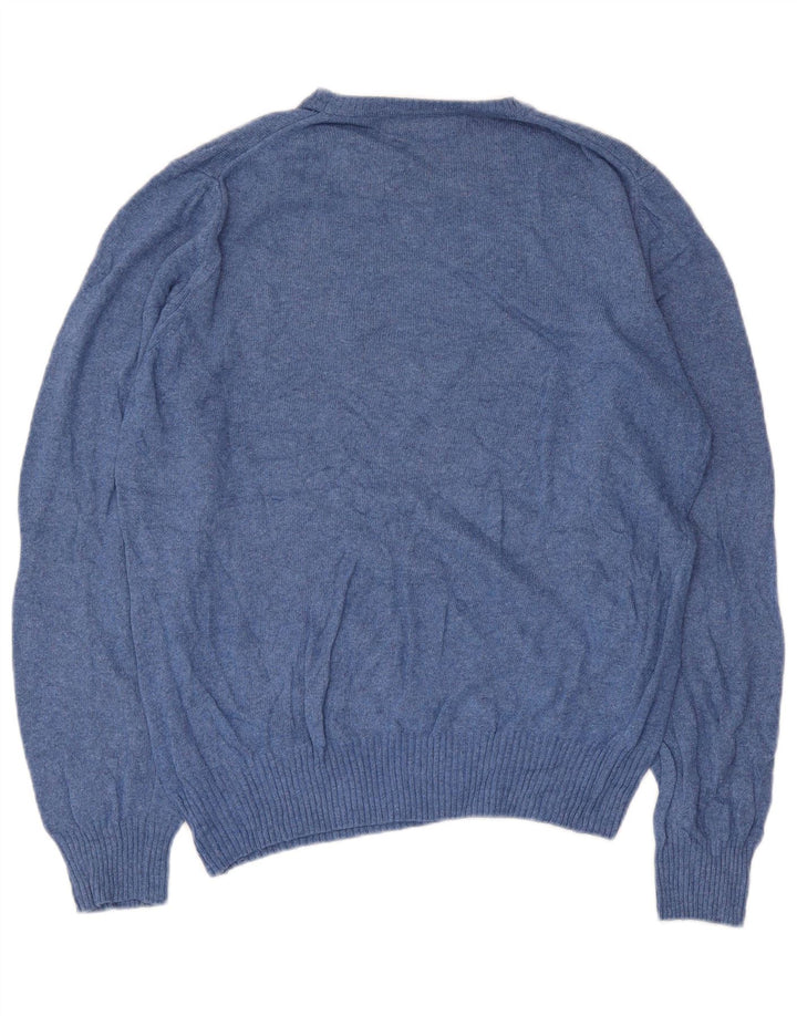 Maglione maglione girocollo da uomo Zara blu medio