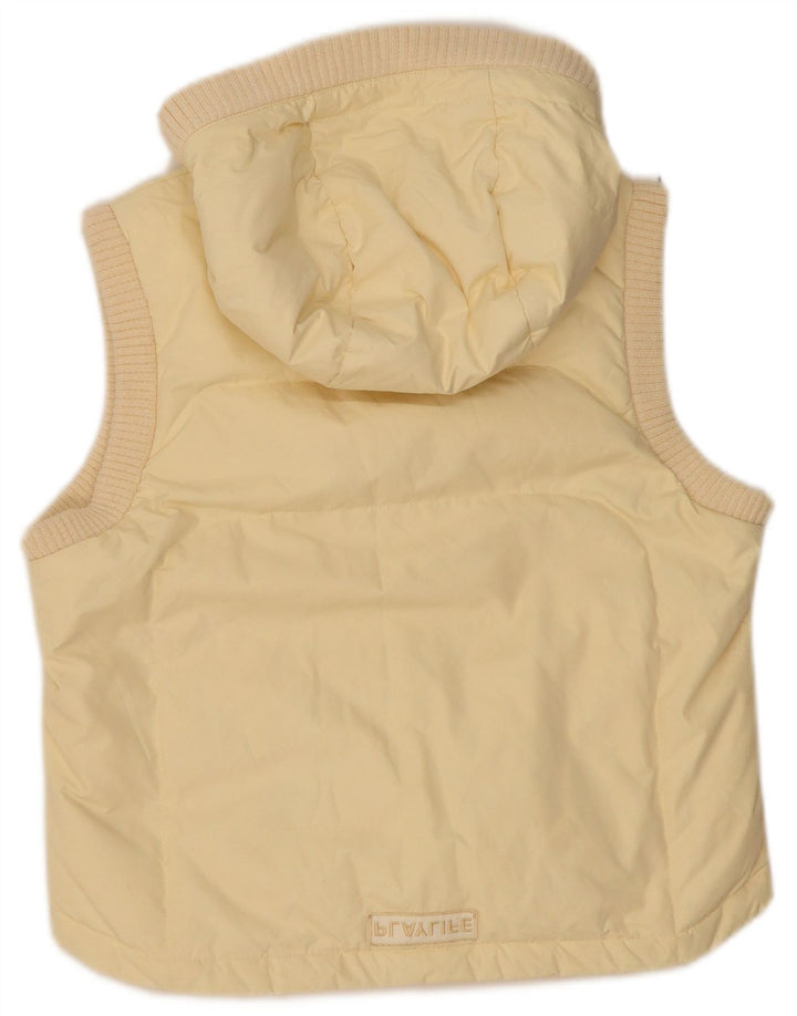 Gilet imbottito con cappuccio da donna Playlife UK 14 poliestere giallo medio