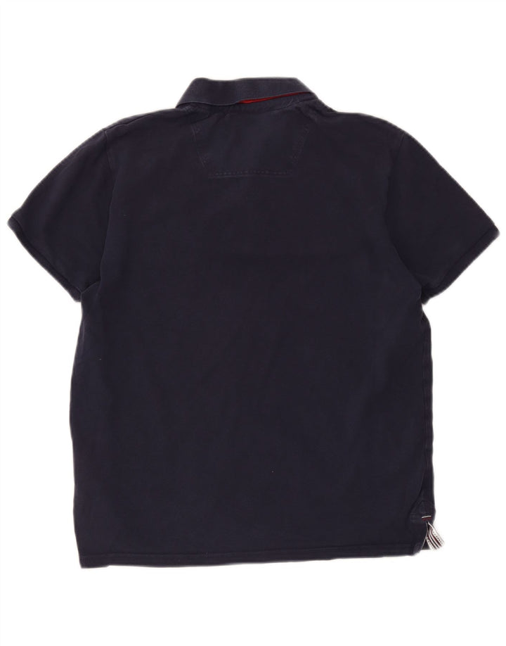 Polo Joules da uomo slim fit in cotone blu navy medio