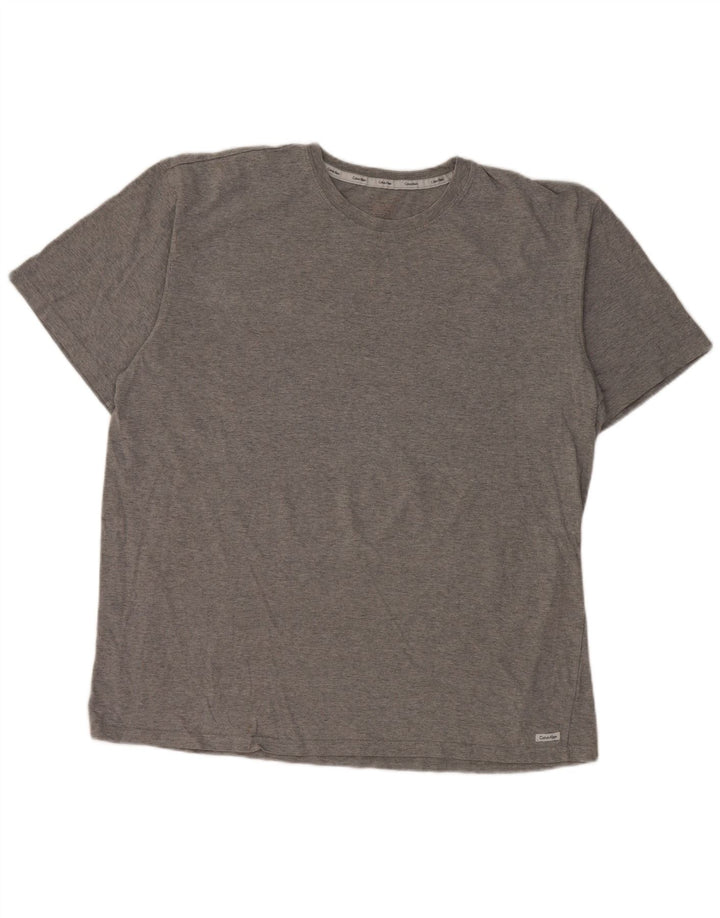 Maglietta da uomo Calvin Klein Top grande grigia