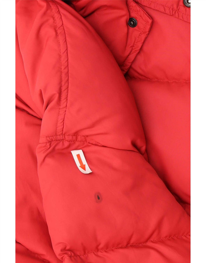 Giacca imbottita con cappuccio da donna Geospirit EU 42 Large Rosso Poliammide