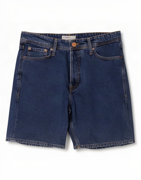 Pantaloncini di jeans da uomo Jack & Jones piccoli W30 cotone blu