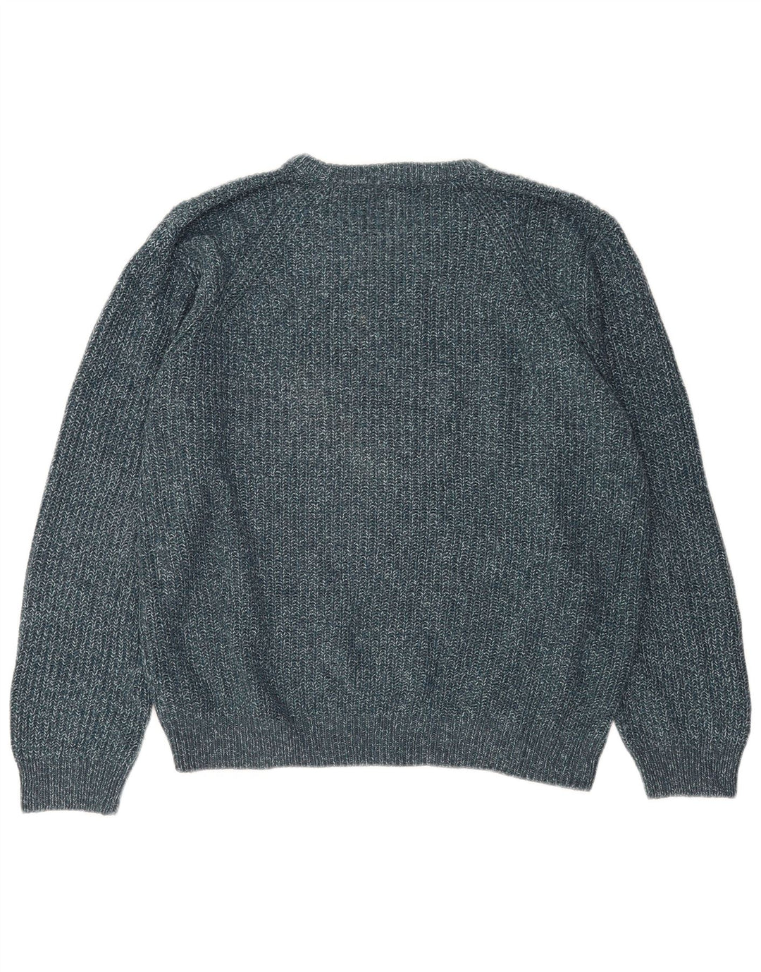 Maglione maglione con scollo a barca da uomo Marks & Spencer XL blu acrilico