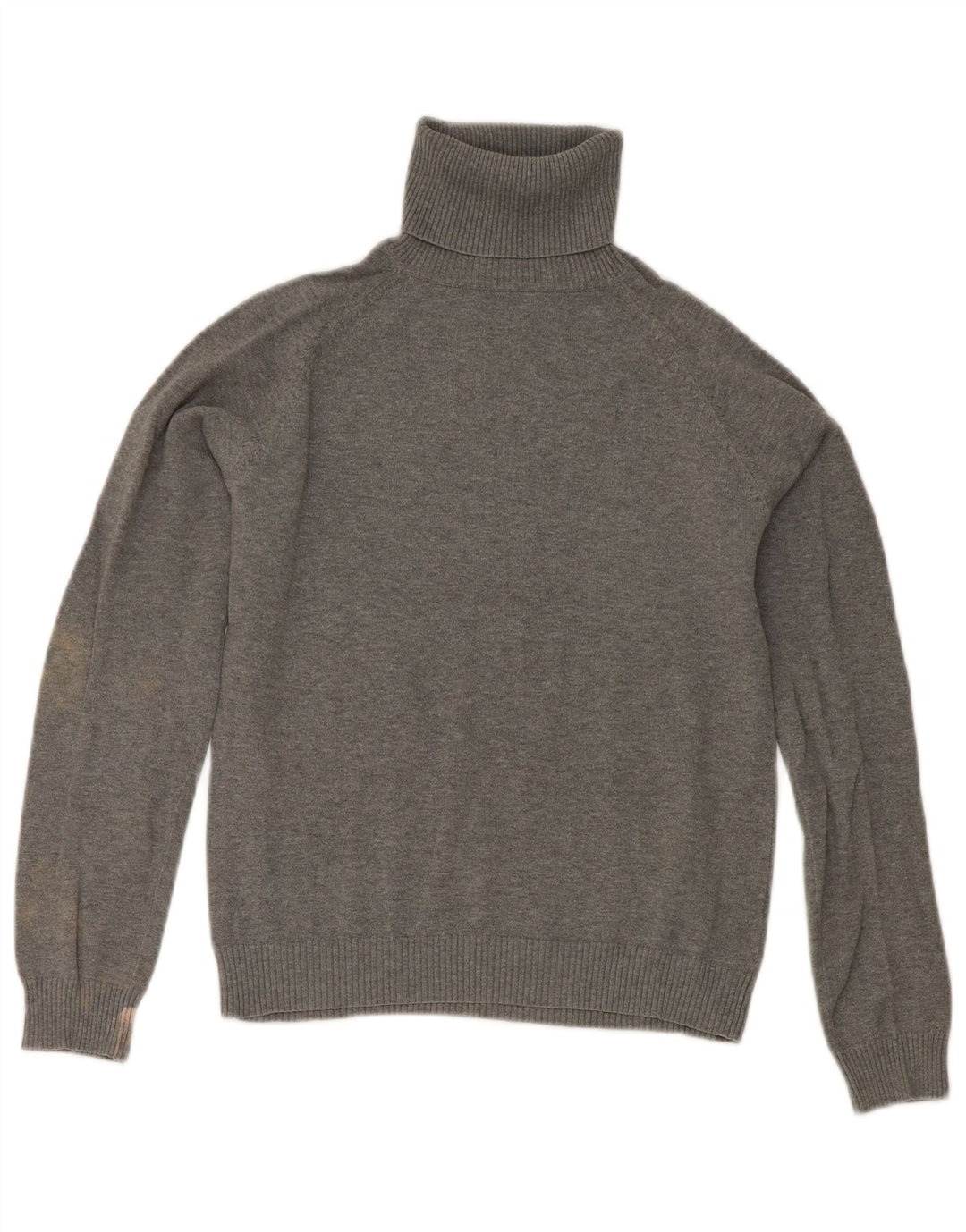 Maglione corto con collo alto da donna Zara UK 12 Grigio medio