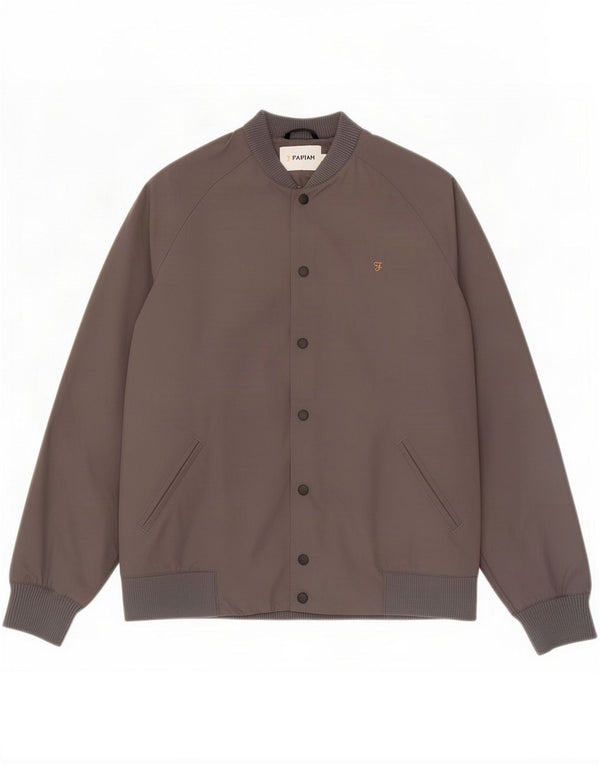 Giacca bomber da uomo Farah UK 40 Large Grey