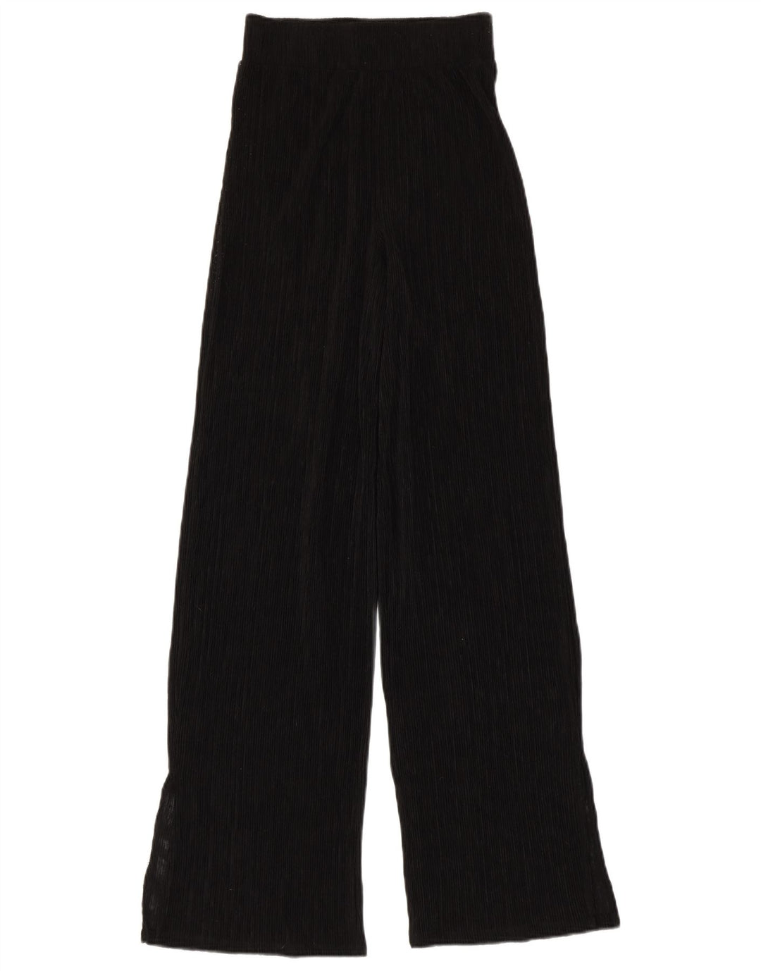 Pantaloni da donna Zara trasparenti a gamba larga piccoli W24 L31 neri