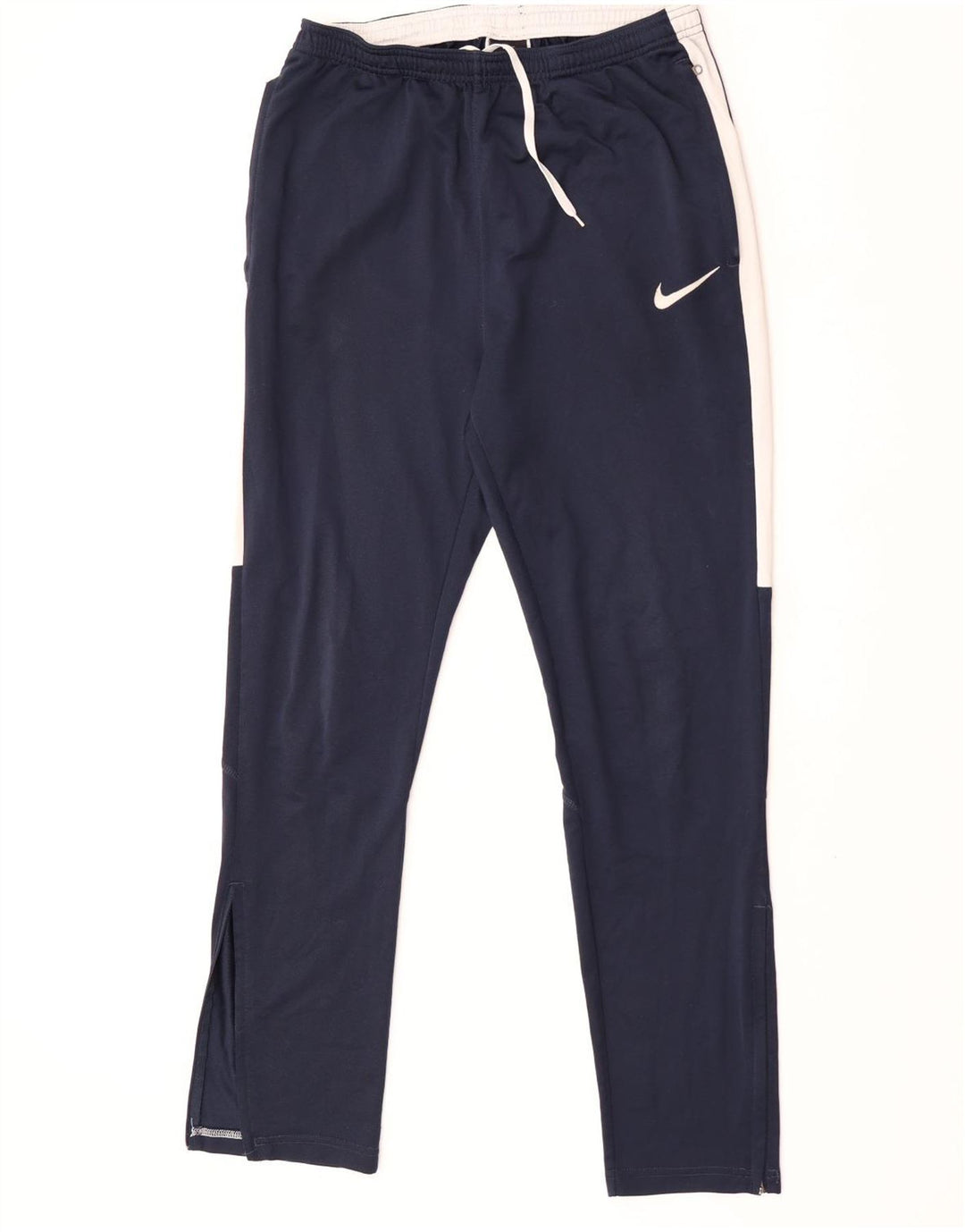 Pantaloni da tuta Nike Dri Fit da uomo, grandi, in poliestere color block blu navy