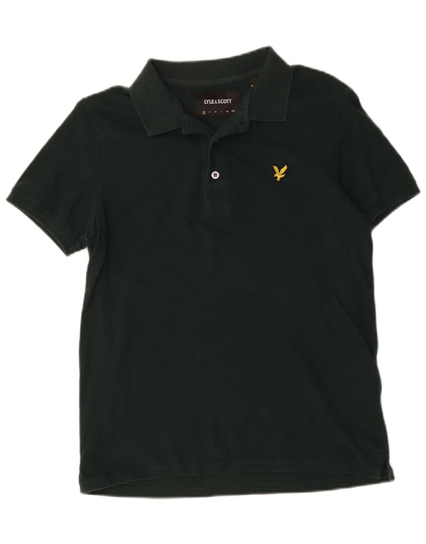 Polo da uomo Lyle & Scott XS verde cotone
